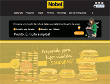 Tablet Screenshot of livrarianobel.com.br